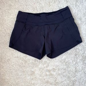 Lululemon Black 4” Shorts